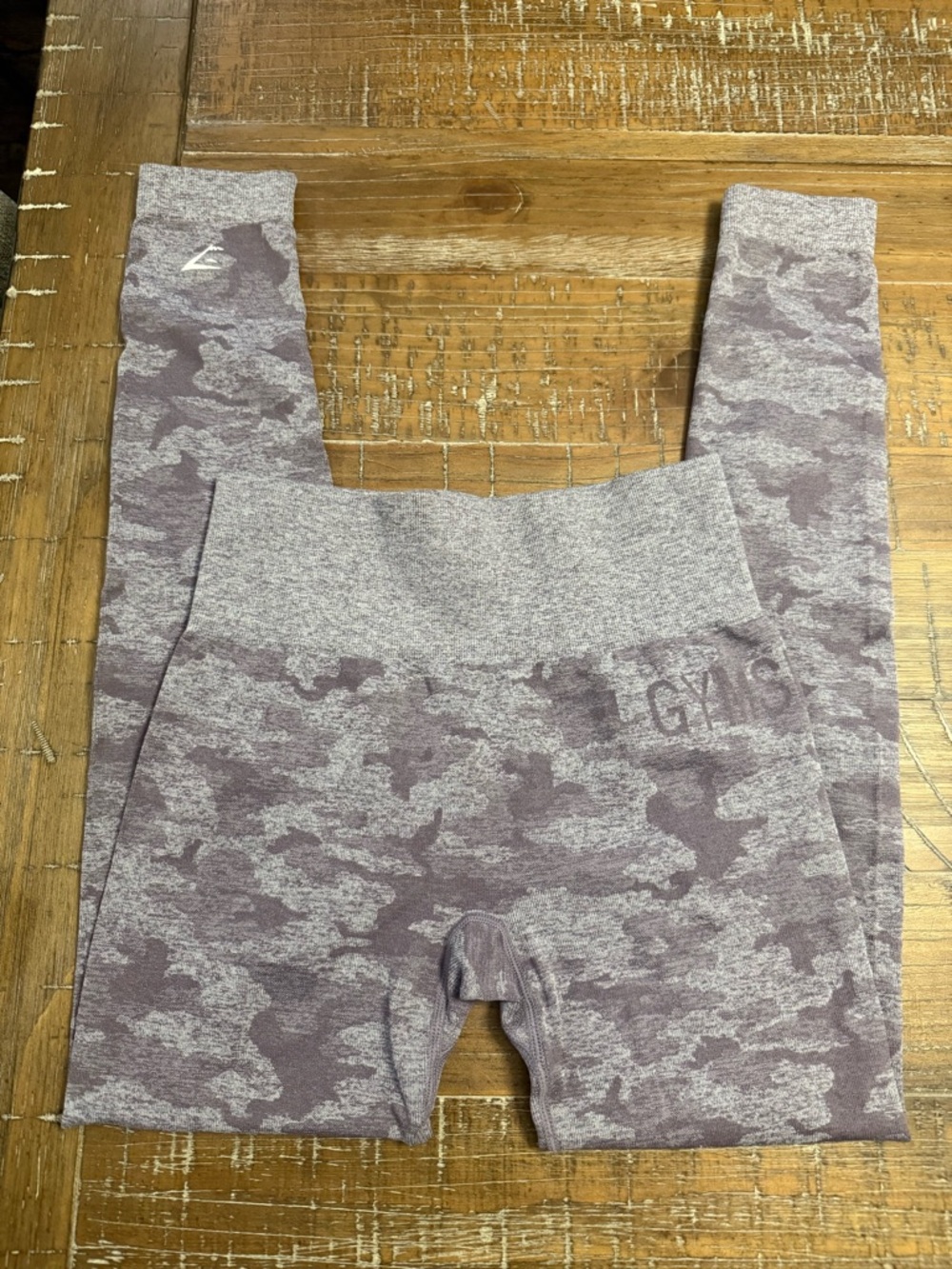 Gymshark Purple Camo Seamless Leggings